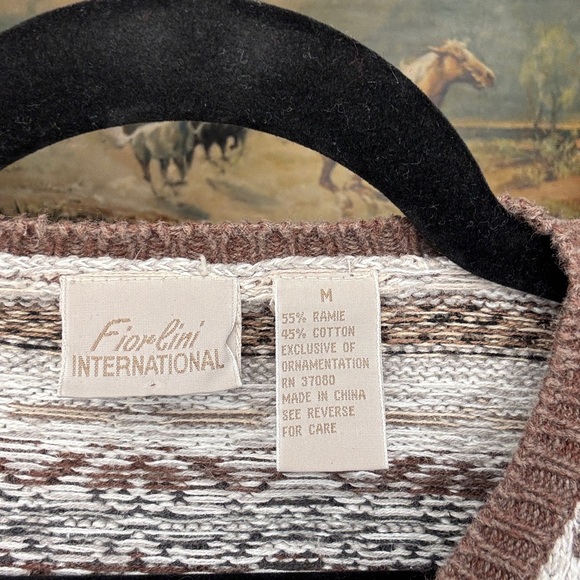 vintage Fiorlini sweater size S 100% cotton - Picture 2 of 3